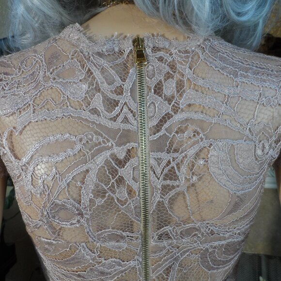New Emilio Pucci Beige Lace Cocktail Sheath Dress Size US 6 - Picture 12 of 16